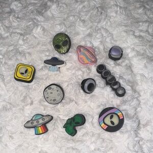 Alien and Space Themed Shoe Charms
